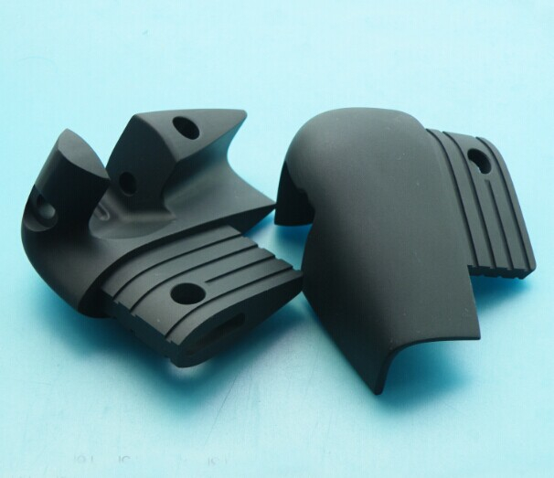 CNC Machined Fittings for Hang Glider Matt Black Anodised